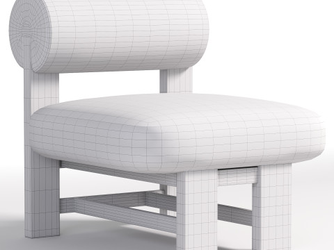 Malta Chair Piermont Sand 3D Model