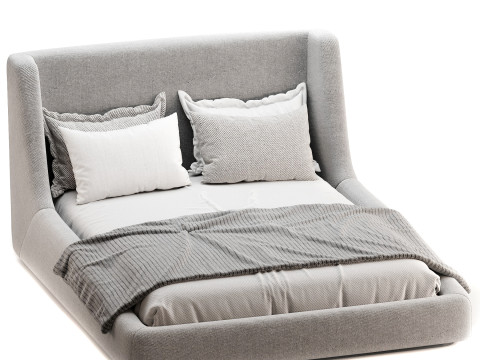 Paloma Bed Sattley Fog 3D 모델