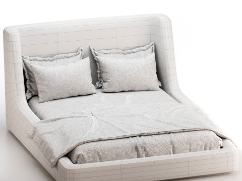 Paloma Bed Sattley Fog 3D 모델