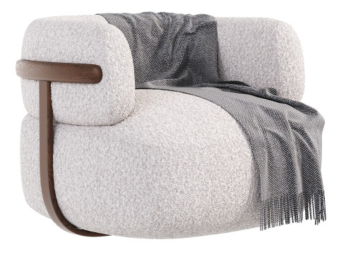 Doss Swivel Chair Altro Snow 3Dモデル
