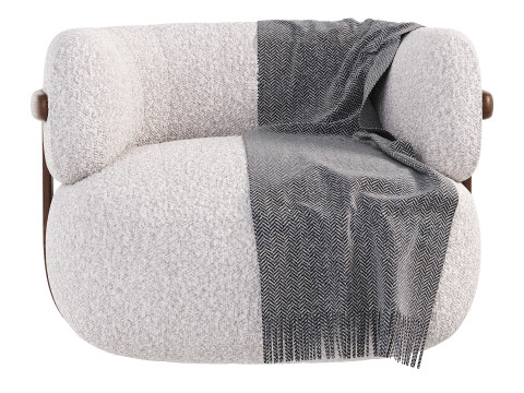 Doss Swivel Chair Altro Snow 3D Model