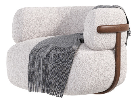 Doss Swivel Chair Altro Snow 3D Model