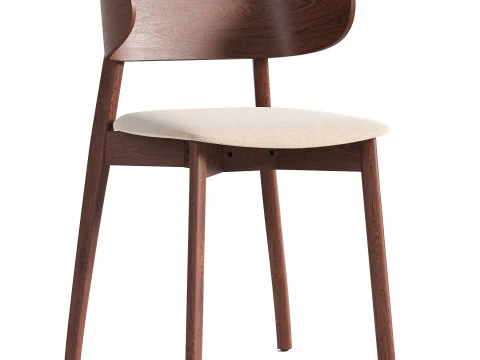 Обеденный стул с обивкой Franco Antwerp Natural 3D Модель