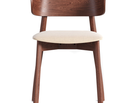 Franco Upholstered Dining Chair Antwerp Natural 3D 模型