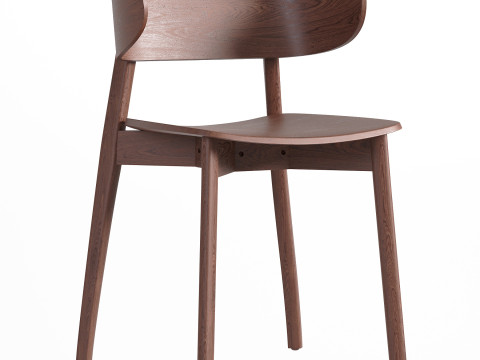 Franco Dining Chair Umber Ash 3D Model