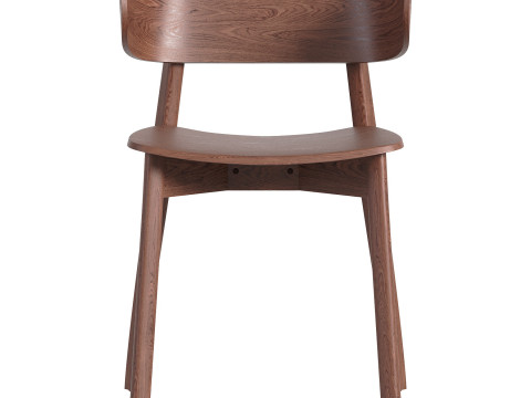 Franco Dining Chair Umber Ash Model 3D