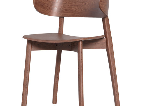 Franco Dining Chair Umber Ash Model 3D