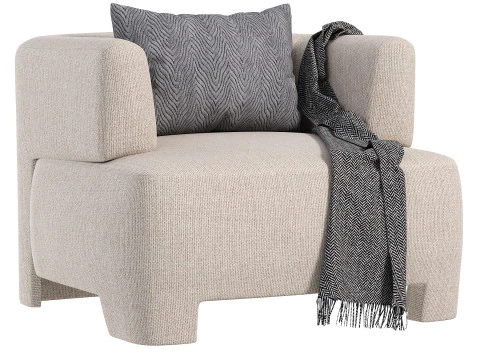 オルベラ チェア クレタ ペブル 3Dモデル