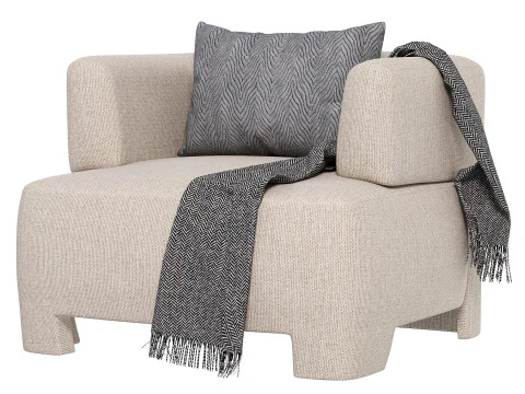 Olvera Chair Crete Pebble 3D Model