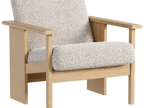 Block Lounge Chair 3D मॉडल