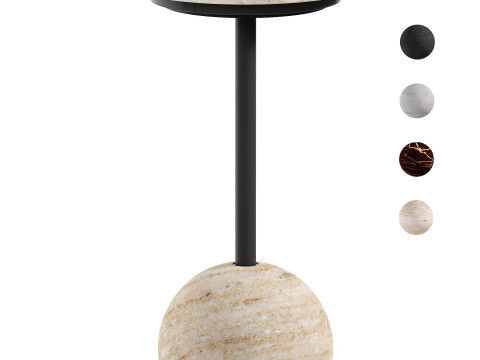 Viola Accent Table Modelo 3D