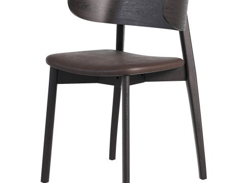 Franco Upholstered Dining Chair Sonoma Black Modelo 3D