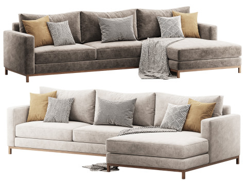 Greyson Chaise Sectional 3D Model