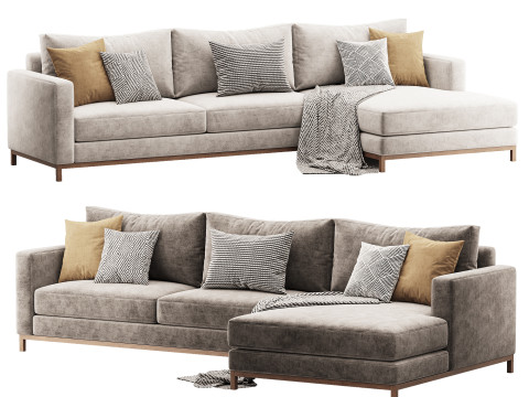 Greyson Chaise Sectional 3D Model