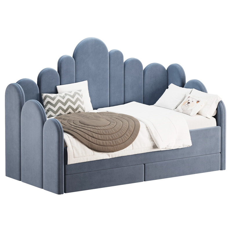 Sofa bed Bambini kids 3D मॉडल .c4d .max .obj .3ds .fbx .stl .blend 