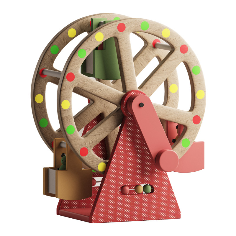 Carnival Play Set 3D Model .c4d .max .obj .3ds .fbx .stl .blend 