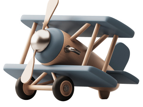 TOY Plane 3D 模型
