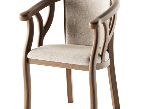 Krzesło do jadalni w pomieszczeniu Model 3D