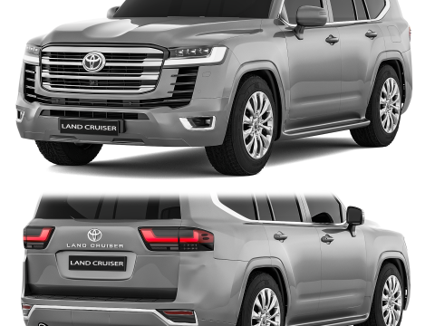 Toyota Land Cruiser 300 3D Model