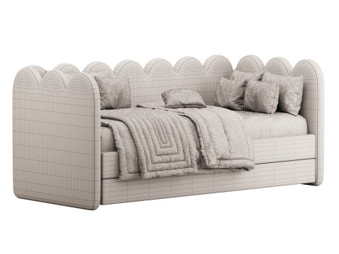 Kids bed Tabby 3D Model