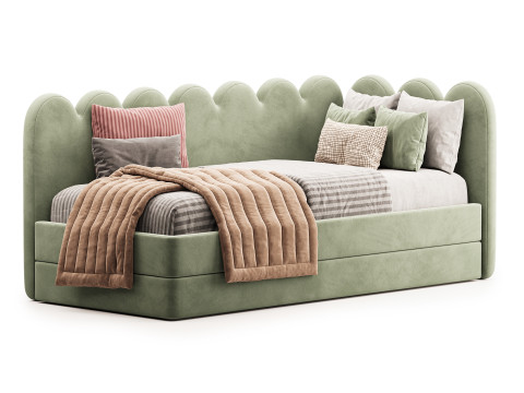 Kids bed Tabby 3D Model