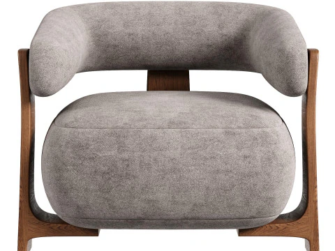 Kave Home Granite Armchair 3D Model