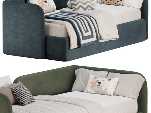 Bed Amalia 90 Velvet Terra 3D मॉडल