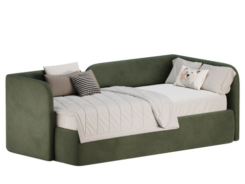 Bed Amalia 90 Velvet Terra 3D मॉडल