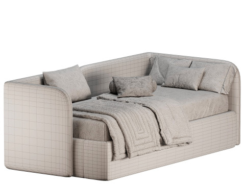 Bed Amalia 90 Velvet Terra 3D मॉडल
