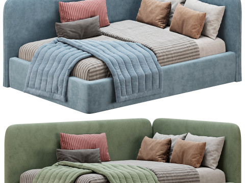 Corner bed Bruni kids Modelo 3D
