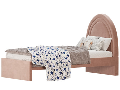 Bed Runda 90 Barhat Mint 3D Model