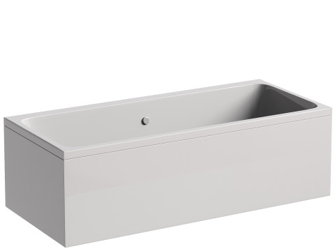Acrylic bathtub AM PM Func 180x80 cm with frame 3D Model