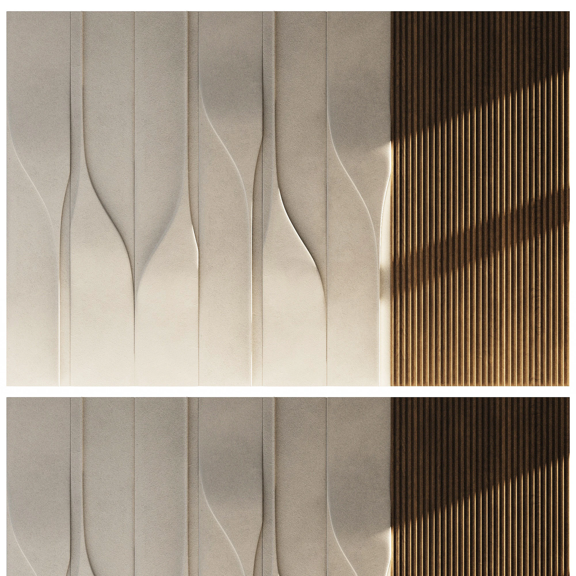 Wall 3D panel 01 3D Model .c4d .max .obj .3ds .fbx .stl .blend 