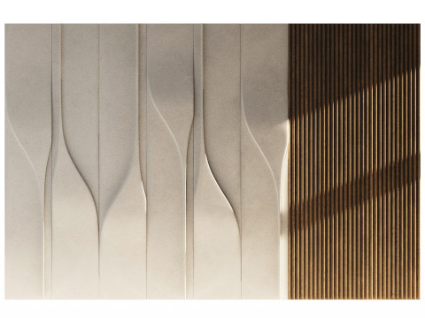 Wall 3D panel 01 3D-Modell