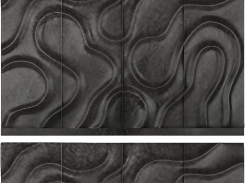 Nebula 3d wall panel 3Dモデル