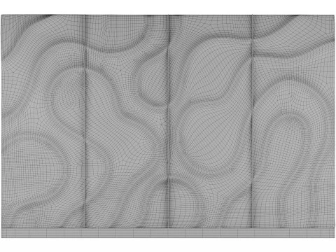 Nebula 3d wall panel 3D Model