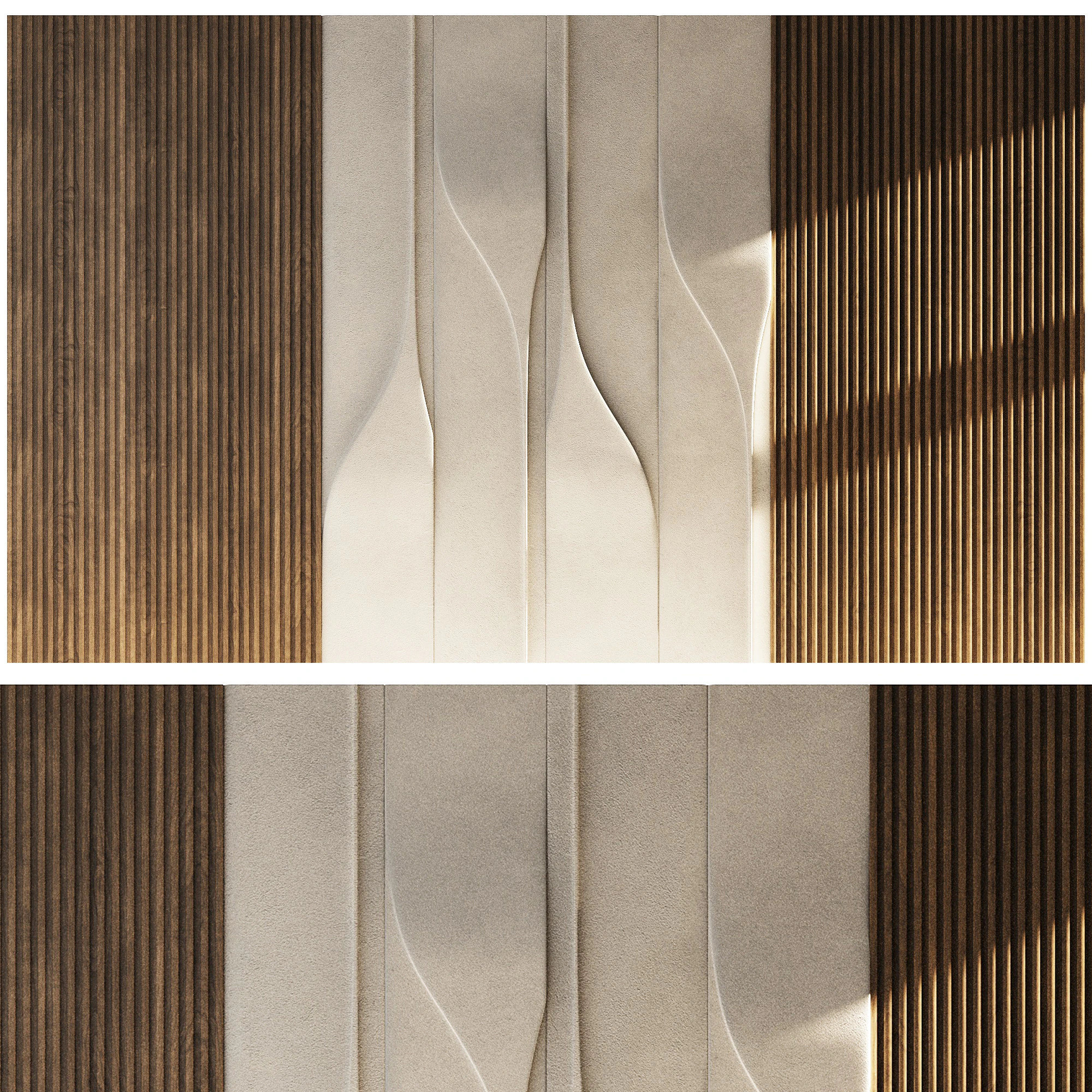 Wall 3D panel 03 3D Model .c4d .max .obj .3ds .fbx .stl .blend 