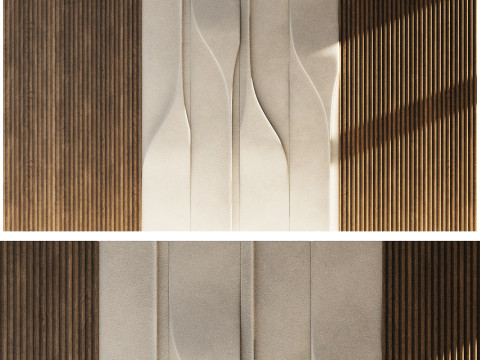 Wall 3D panel 03 3D Model