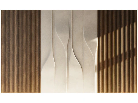 Wall 3D panel 03 3D Model