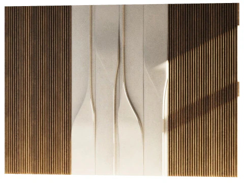 Wall 3D panel 03 3D Model