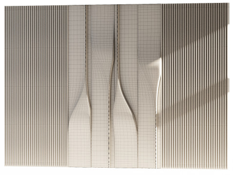 Wall 3D panel 03 Model 3D