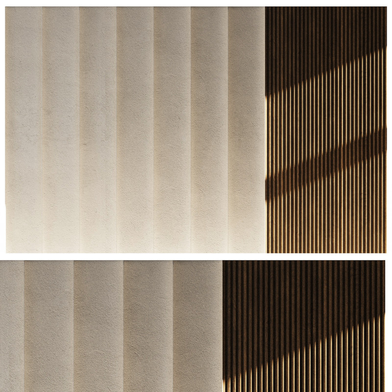 Wall 3D panel 04 3D-Modell .c4d .max .obj .3ds .fbx .stl .blend 
