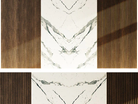 Настенная 3D панель 05 3D Модель