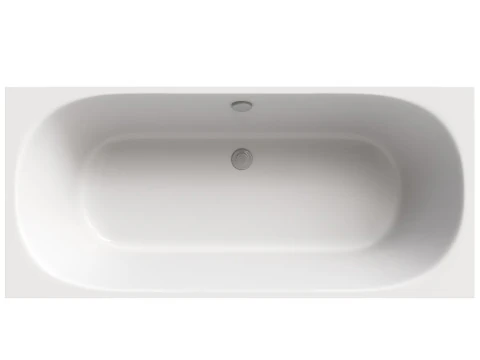Acrylic bathtub Cezares Metauro 180x80 cm with frame 3D Model