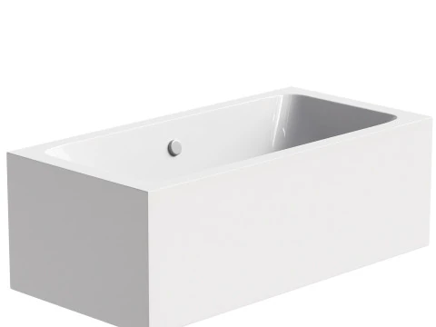Акриловая ванна Cezares Plane 180х90 см на ножках 3D Модель