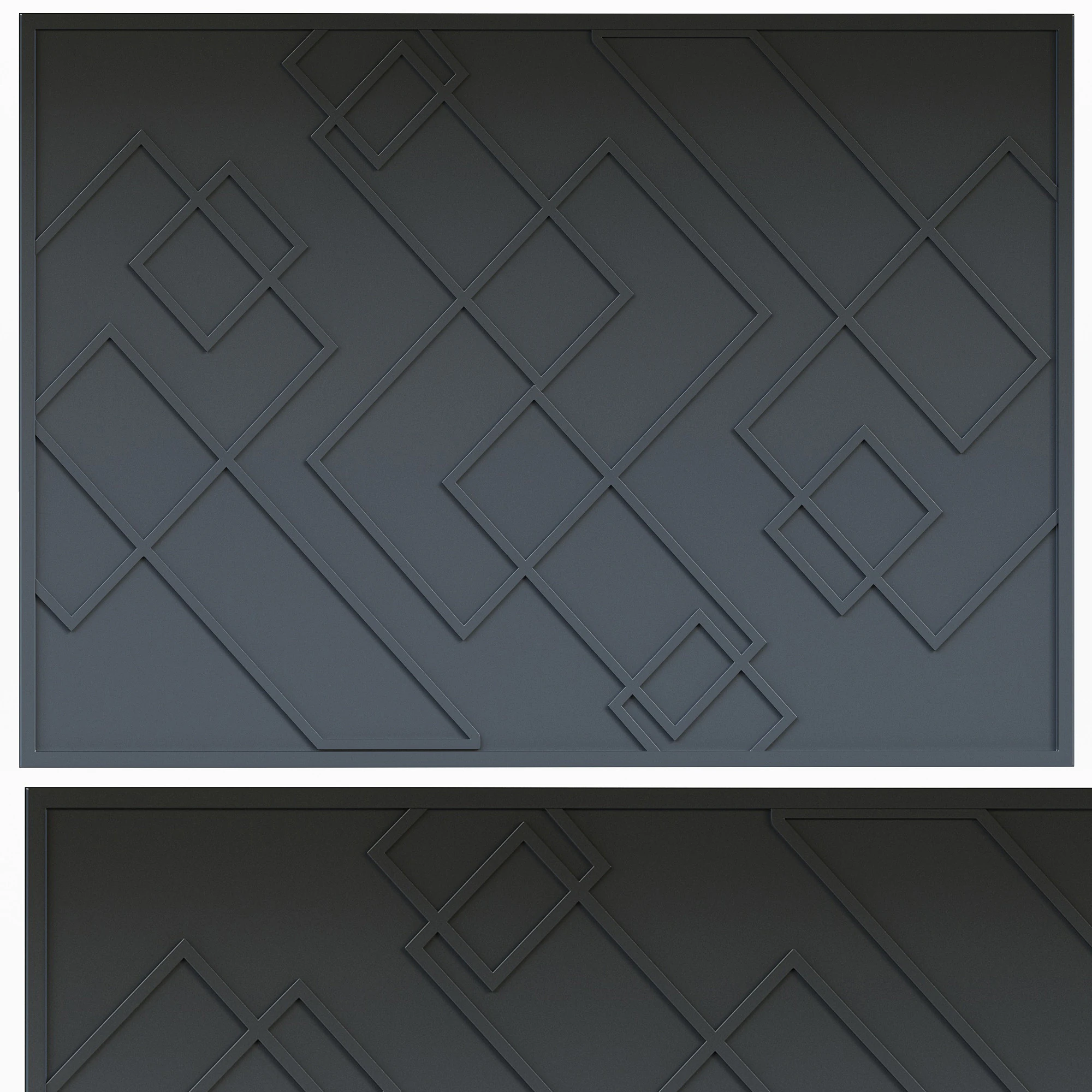 Pannello 3D da parete 06 Modello 3D .c4d .max .obj .3ds .fbx .stl .blend 
