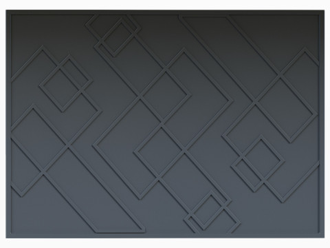 Wall 3D panel 06 Modelo 3D