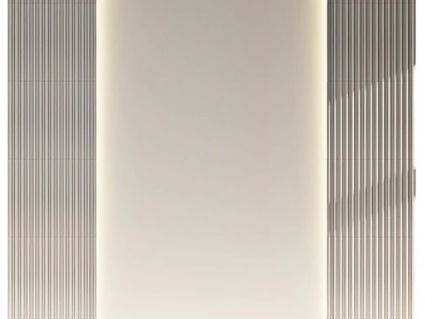 壁面3Dパネル07 3Dモデル