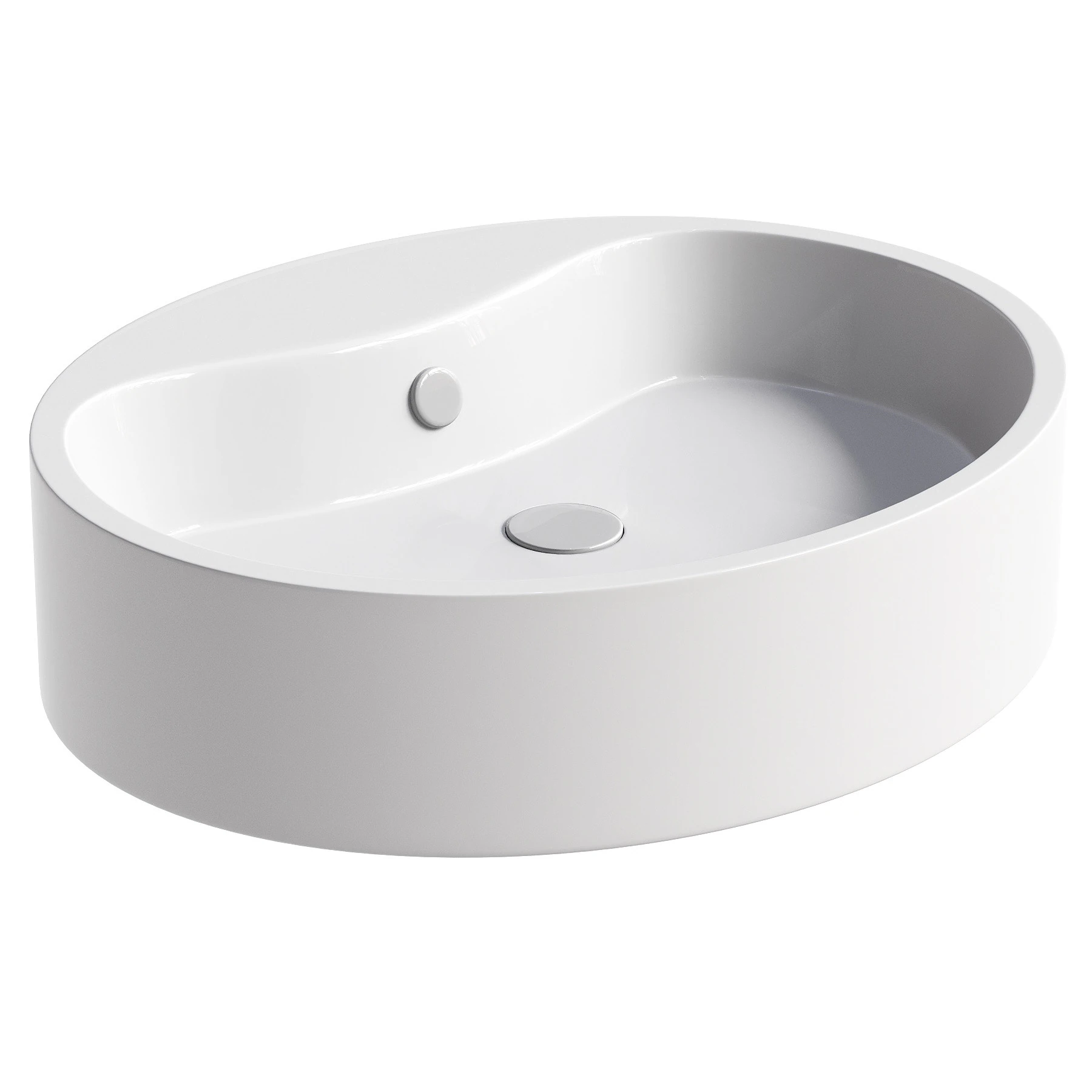 Lavabo da arredo AM PM Func M8FWCC20561WG 56 cm bianco lucido Modello 3D .c4d .max .obj .3ds .fbx .stl .blend 