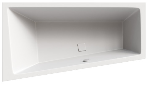 Corner acrylic bathtub Vagnerplast Cavallo offset L 160x90 cm white left with frame 3Dモデル